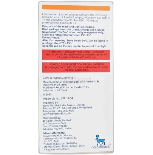 novorapid flexpen 3 ml